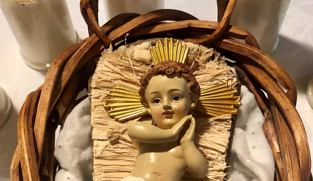 Baby Jesus in Crib OLPH Church
