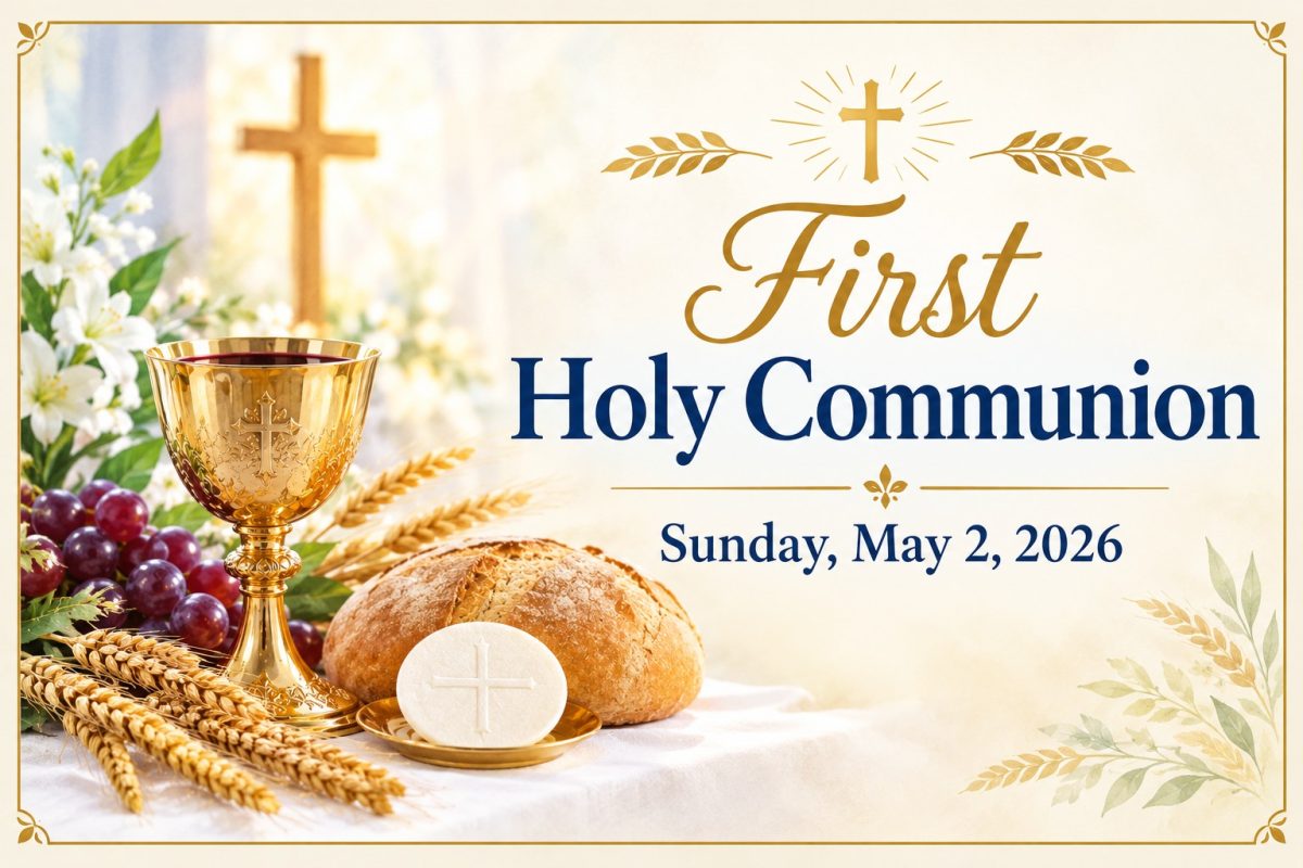 First Holy Communion, Sunday, May 2, 2027
